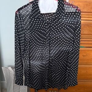Cabi Star Print Blouse